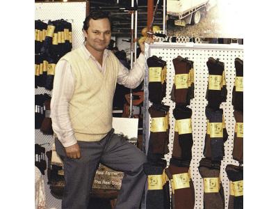Wilfred Lindner at Trade Show 1989