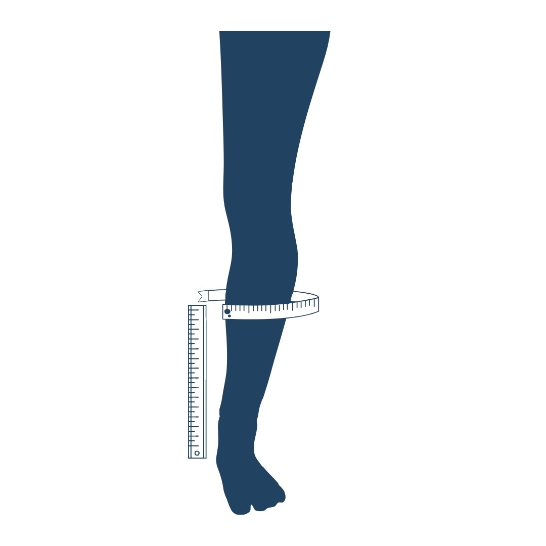Lindner Socks guide to measuring sock circumference